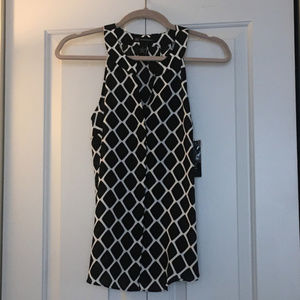 INC International Geoprint Blouse